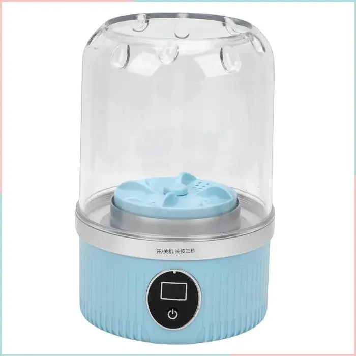 Cocosity Machine à laver portative Machine à laver Portable lave-linge sans fil Rechargeable pour electromenager laver Bleu