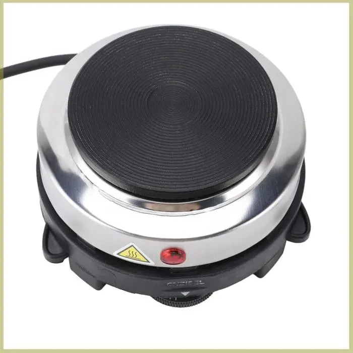 Cocosity mini cuisinière électrique Petite plaque chauffante électrique 500W en acier electromenager mini-four Prise UE 220V