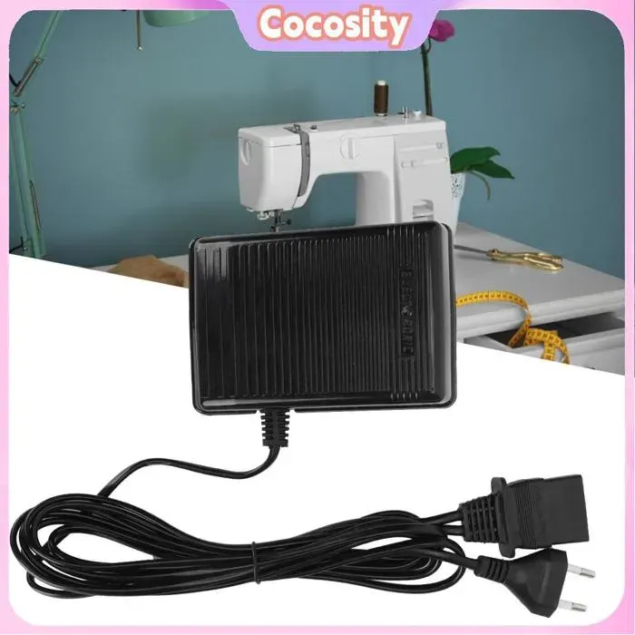 Cocosity pédale de machine à coudre à 3 trous Contrôleur De Pédale De Machine à Coudre Cordon electromenager machine Prise UE 220V