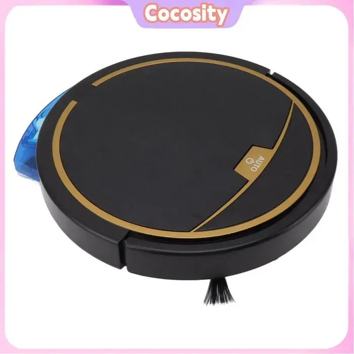 Cocosity Robot Aspirateur Automatique (32x35 Cm)Aspirateur Robot electromenager balayeuse Noir avec réservoir deau 32x35 cm