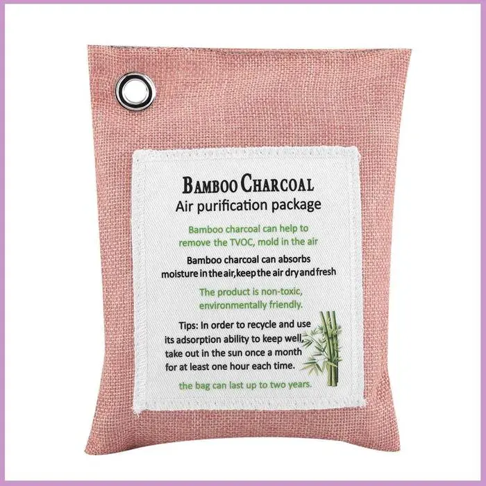 Cocosity Sac Purificateur d Charbon de Bambou 8 Couleurs - Élimine Odeur et Humidité - Voiture Armoire Salle de Bain