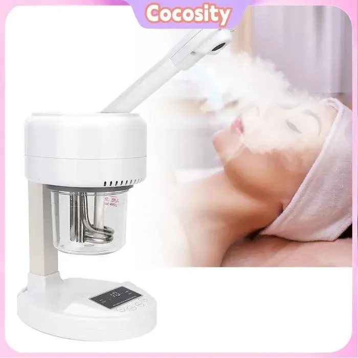 Cocosity Vapeur facial Domestique Hot Mist Hydratant Facial Steamer Peau Humidificateur Visage Spra hygiene anti-age Prise UE 220V