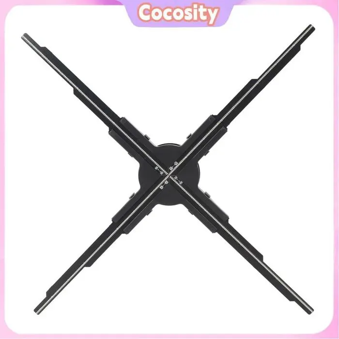 Cocosity Ventilateur Holographique 3D 50cm Résolution 510x1400P 510LEDs Mémoire 4Go