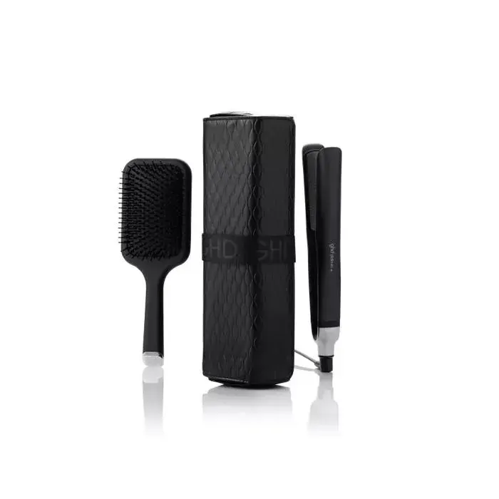 Coffret dException - GHD - Platinum+ - Lisseur intelligent - Brosse plate - Pochette thermorésistante
