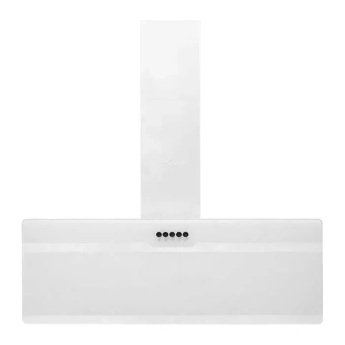 CONFORTHA®Hotte murale 90 cm Acier et verre trempé Blanc - Hottes aspirantes (1891)