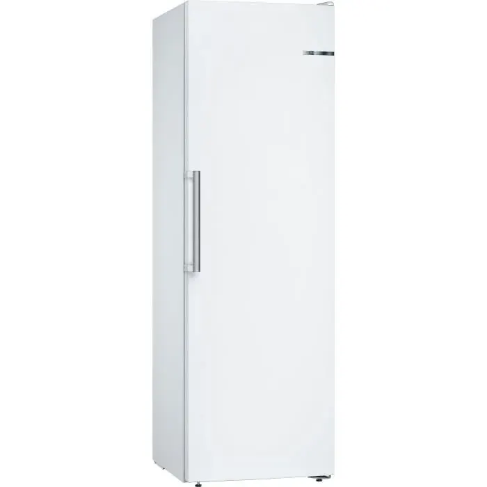 Congélateur armoire - BOSCH SER4 - GSN36CWEP - Classe E - 242 L - 186 x 60 x 65 cm - Blanc