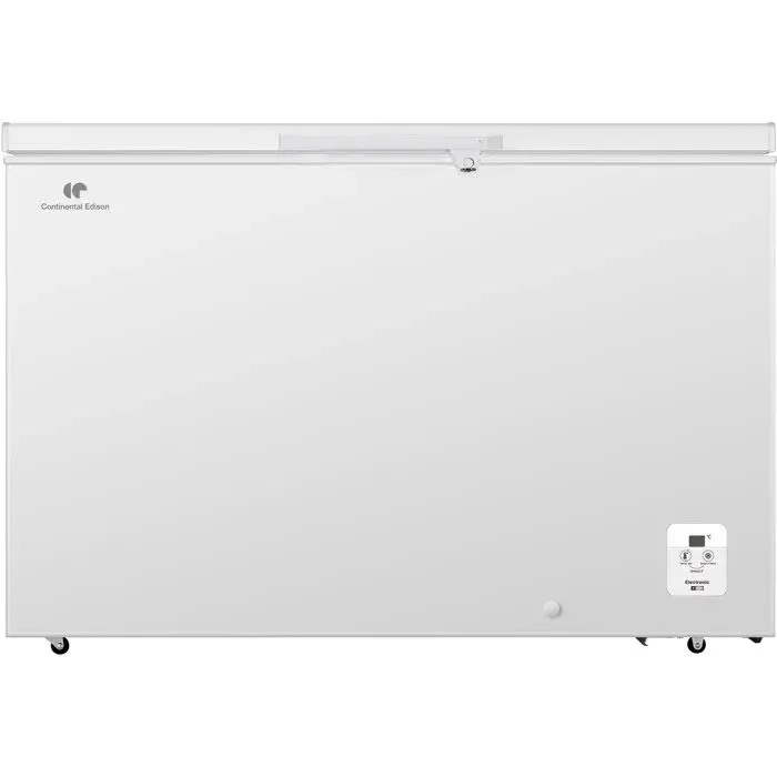 Congélateur coffre - CONTINENTAL EDISON - CECC372WD - 372 L - 130 x 40 x 845 cm - Classe D - Blanc