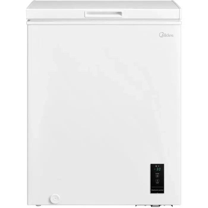 Congélateur horizontal - Midea - Commande électronique - Congélation rapide - Écran intégré