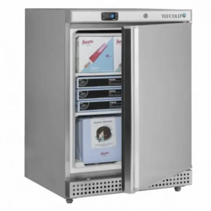 Congélateur inox réfrigéré 200 Litres 3 niveaux sur roulettes 105 W 220 V - MONO