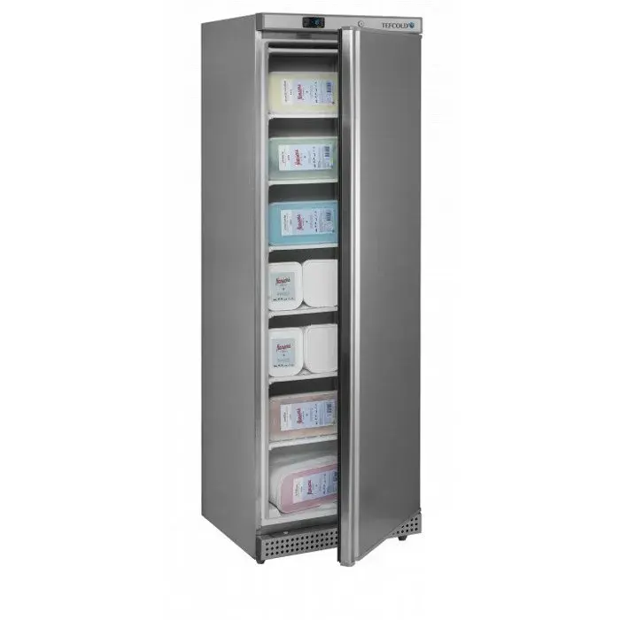 Congélateur inox réfrigéré 400 Litres 7 niveaux sur roulettes 150 W 220 V - MONO