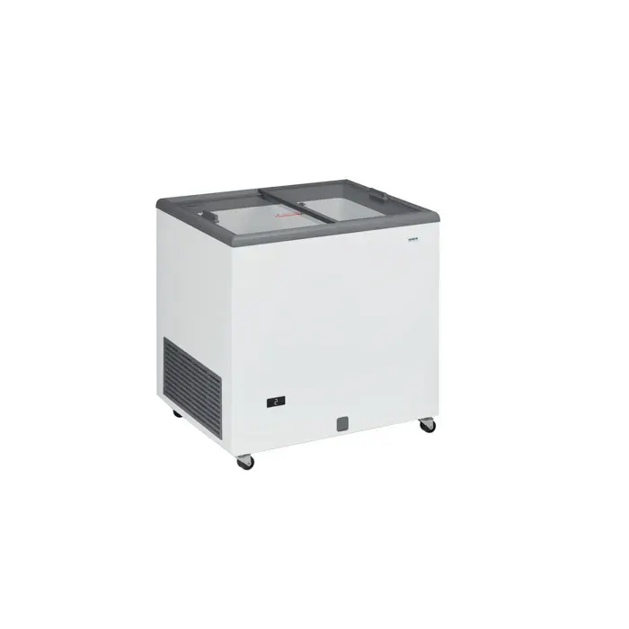 Congélateur Professionnel Couvercle Coulissant Vitré Blanc - Tensai - Blanc - l843- L1- P670- h890