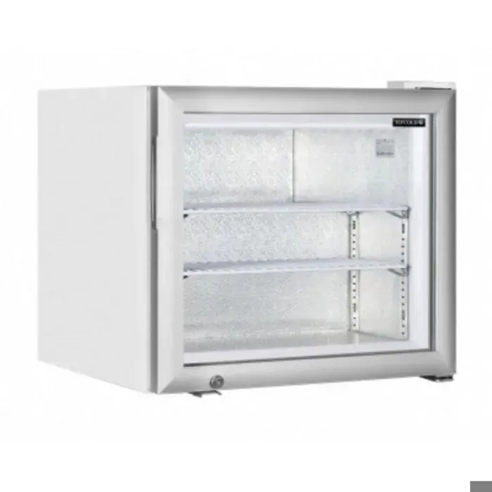 Congélateur vitré de comptoir 50 Litres blanc à poser 154 W 220 V - MONO
