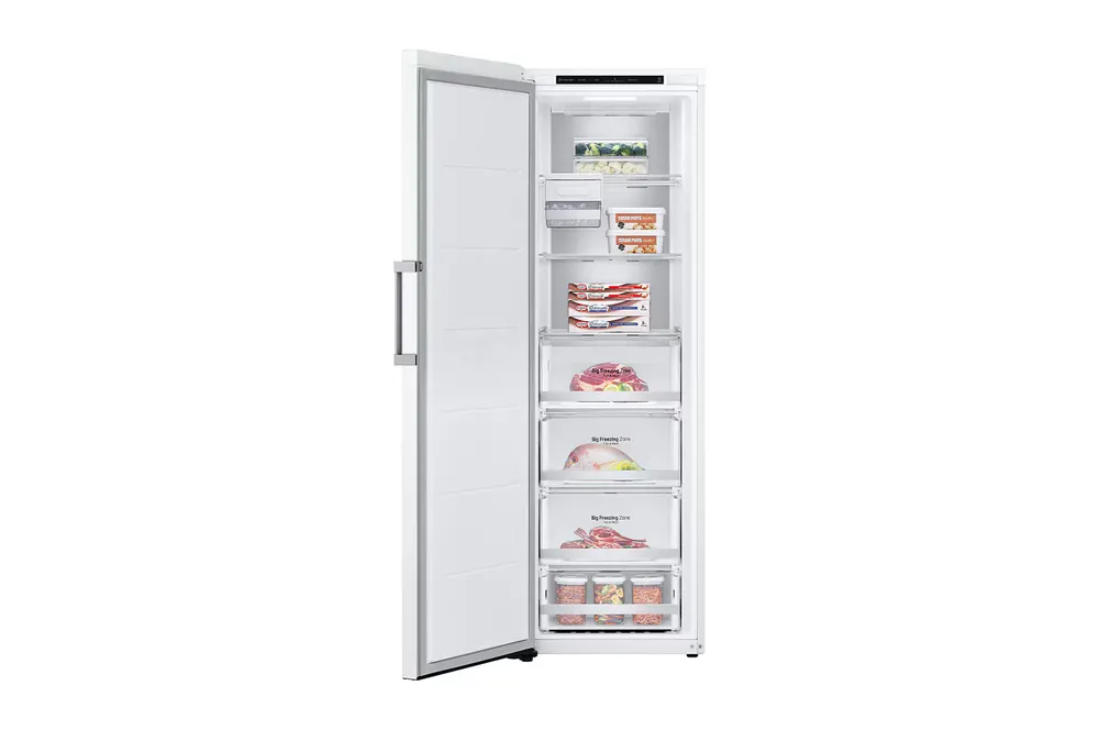 Conglateur 1 Porte LG GFT61SWCSE Blanc - Froid ventil - Smart Inverter - Volume 324 L — vue 3