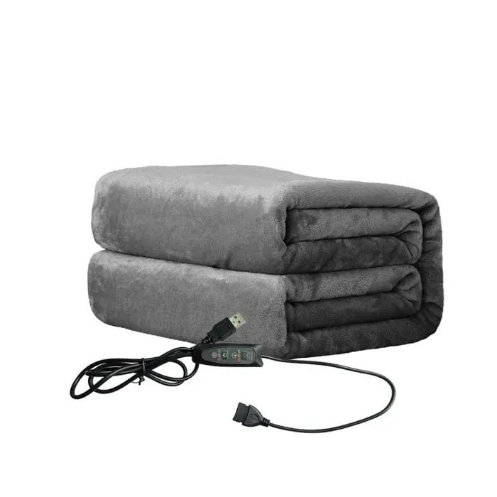 Contrôleur Version température réglable synchronisation USB chauffage électrique châle couverture coussin cha COUVERTURE CHAUFFANTE