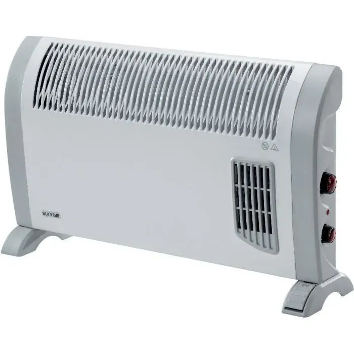 Convecteur mobile - Supra - Quickmix 2 Turbo - 1000 - 2000 W - Convection - Blanc