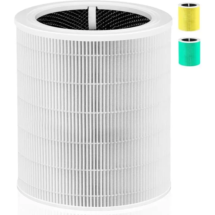 Core 600S Filtre De Rechange Pour Purificateur DAir Levoit Core 600S & Core 600S-P Filtre De Rechange 3 En 1 H13 True Hepa Core