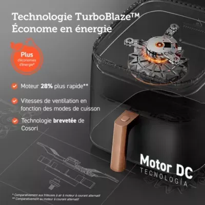 Cosori - Friteuse Sans Huile Kosp0019eun Turboblaze Chef Édition — vue 7