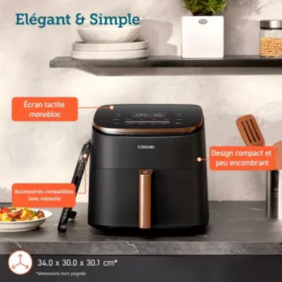 Cosori - Friteuse Sans Huile Kosp0019eun Turboblaze Chef Édition — vue 8
