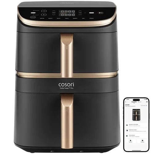Cosori - Friteuse Sans Huile Kosp0040eun Turbo Tower Pro Smart, 10,8 L, Panier Céramique — vue 2