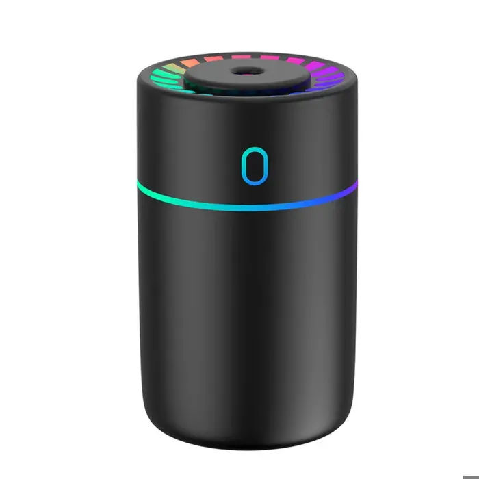 couleurdirigéHumidificateur mini humidificateur dair de bureau pour chambre à coucherUSBhumidificateur de voiture -noir