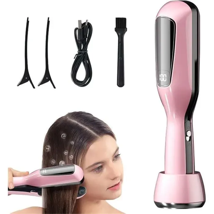 Coupe Fourche Cheveux Mini Tondeuse À Cheveux Fourchus Sans Fil Avec Indicateur De Puissance Pour Pointes Fourchues Sèches CISEAUX