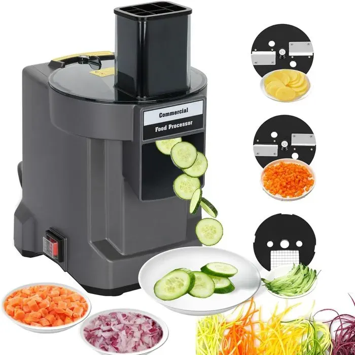 Coupe-légumes électrique 100 W adapté à un usage commercial et domestique multifonction adapté pour trancher râper