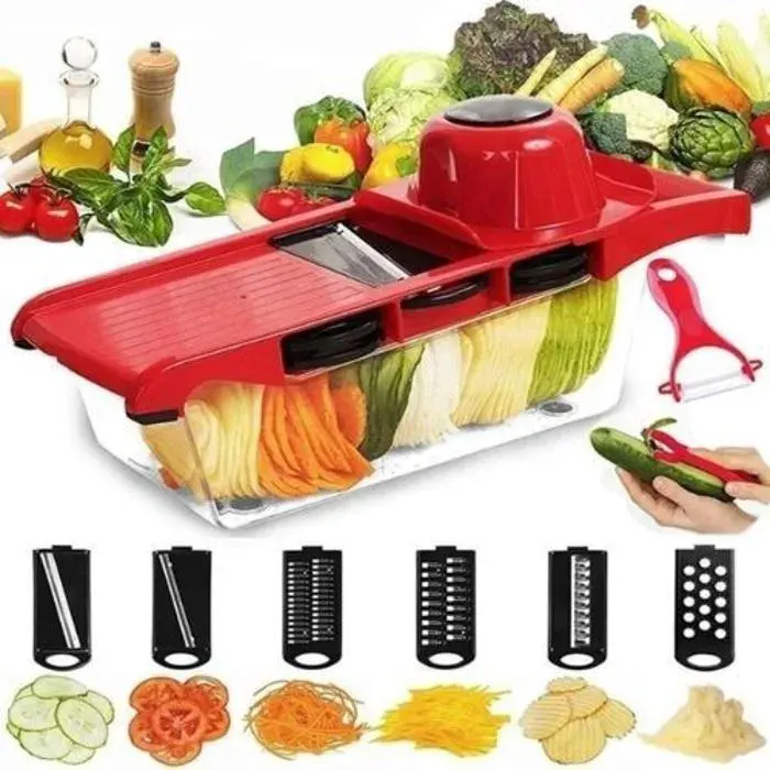Coupe-légumes multifonctionnel de la cuisine trancheuse Hachoir râpe à carottes