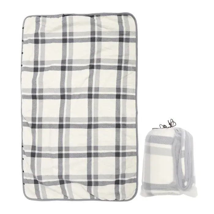 Couverture de chauffage - SHIPENOPHY - 140x80 cm - USB 5V - Température 42–50°C - Minuterie 60/90/120 min