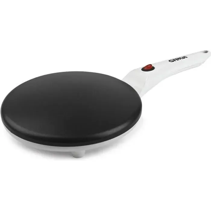 Crêpière électrique G3FERRARI G10306 - Blanc - 800W - Revêtement anti-adhésif - Socle 360°