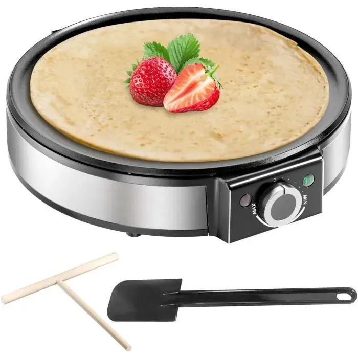 Crêpière électrique - GENERIC - SNAILAR - 1200 W - Contrôle de température - Surface antiadhésive