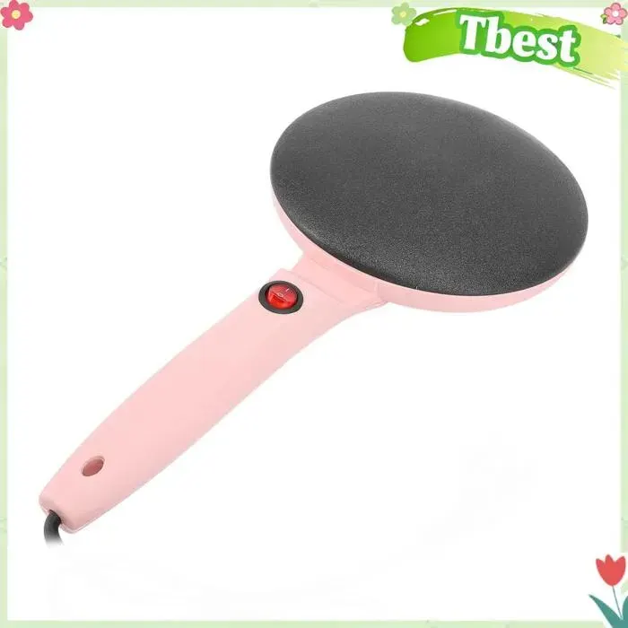 Crêpière électrique - TBEST - Tbest Crêpière - Revêtement antiadhésif - Contrôle automatique température - 220 V