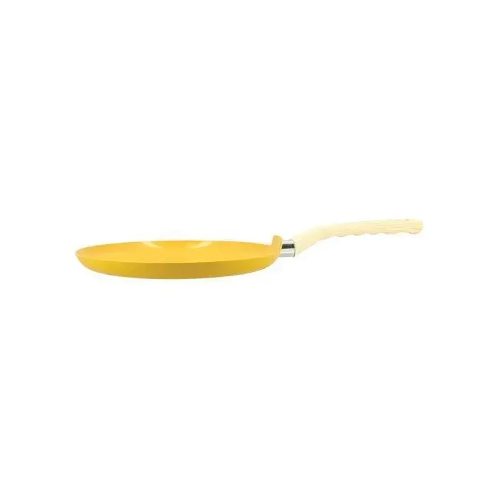 Crêpière - MENASTYL - Colorama - Ø26 cm - Poignée en bakélite - Safran