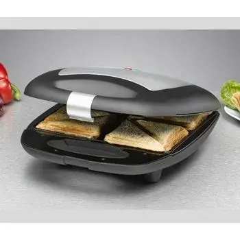 Croque-monsieur - ROMMELSBACHER - ST 1410 - 1400 Watt - Revêtement antiadhésif - Poignée calorifugée — coloris Noir