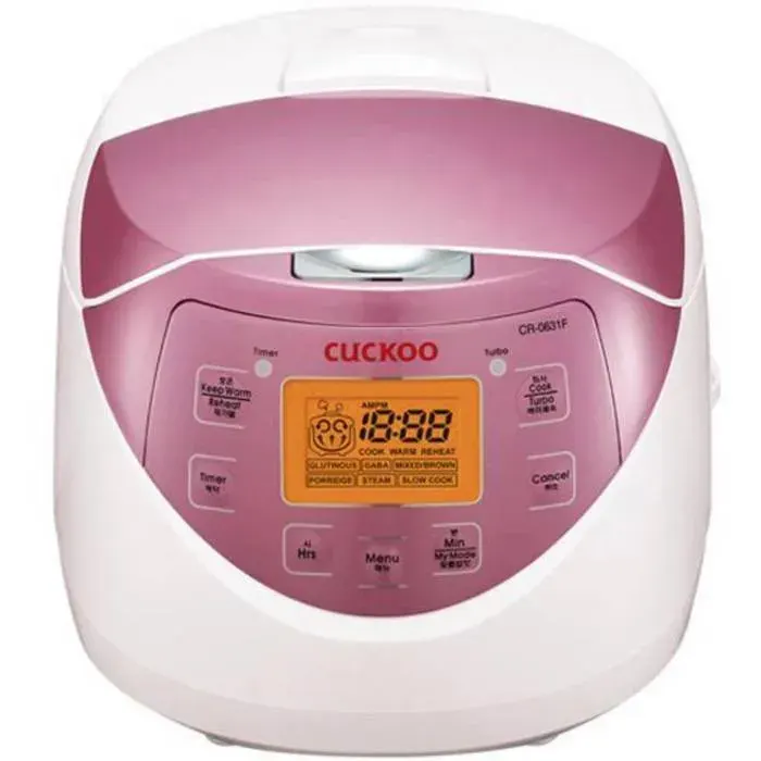 Cuckoo CR-0631F Cuiseur à riz blanc rose