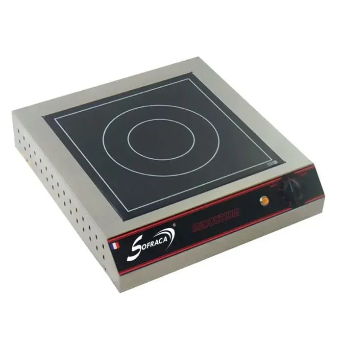 Cuiseur à induction vitrocéramique PRO 1 feu (Ø)300 mm 3600 W 220 V - MONO