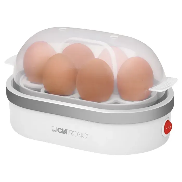 Cuiseur à oeufs Clatronic EK 3497 Blanc/silver