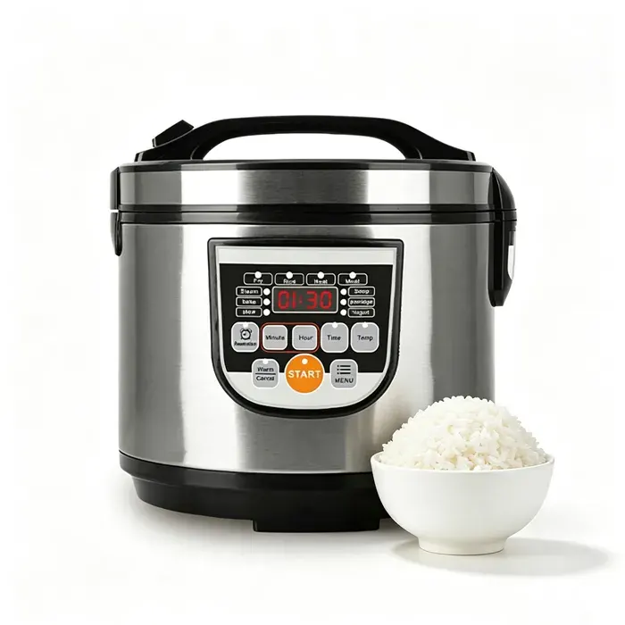 Cuiseur à riz 5LMulticuiseur 700 WCuiseur à riz intelligent multifonctionnel8 fonctions prérégléesCuire le rizMijoter la soupe