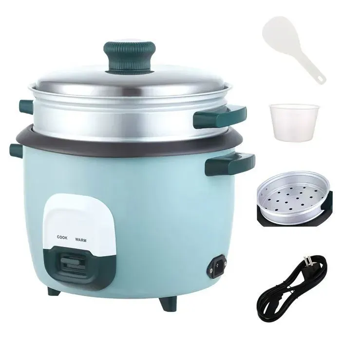 Cuiseur à riz - 6 litres - 1000 W - Maintien au chaud - Protection contre la surchauffe - Ne brûle pas