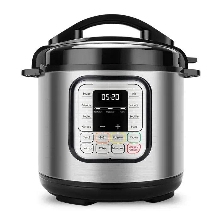 Cuiseur à Riz 6L Multicuiseur 12 fonctions mijotage saisie Acier inoxydable Robot cuiseur Électrique