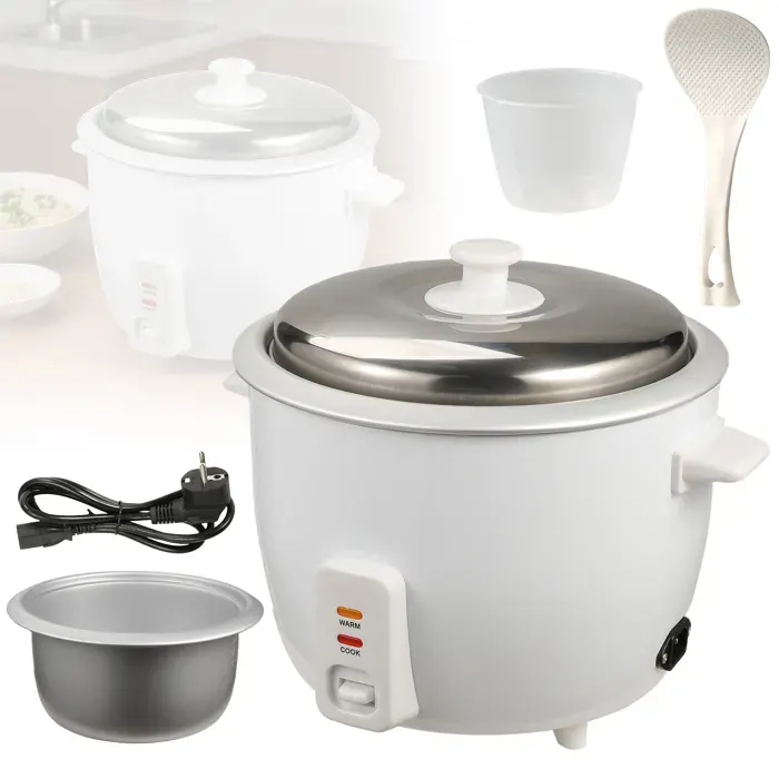 cuiseur à riz - autocuiseur - 4L - 700W - revêtement antiadhésif - Grande capacité - cuiseur à riz électrique - Sans BPA