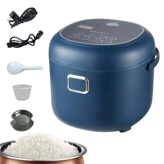 cuiseur à riz - Cuiseur à riz pour voiture - 200W - 2L - revêtement antiadhésif - Pratique - Convient pour la maison et le camion