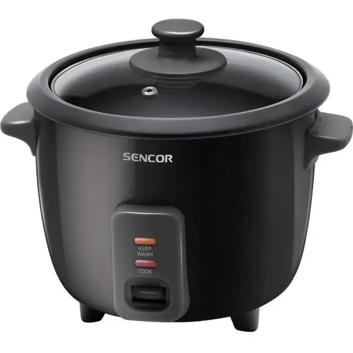 Cuiseur à riz électrique Sencor SRM 0601BK - 06 L - Cuisson vapeur automatique - Maintien au chaud - Noir