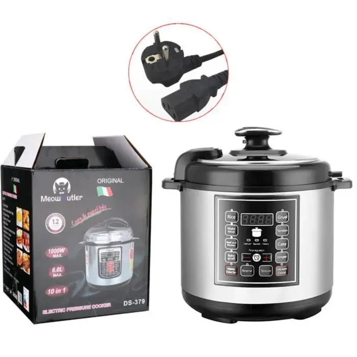 Cuiseur à riz - JOULLI - 5L - 900W - 8 fonctions - Réservation automatique 24h