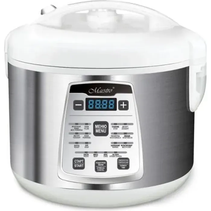 Cuiseur à riz - MULTI ÉLECTRIQUE - 5 Litres - Acier inoxydable - 16 fonctions - Automatique