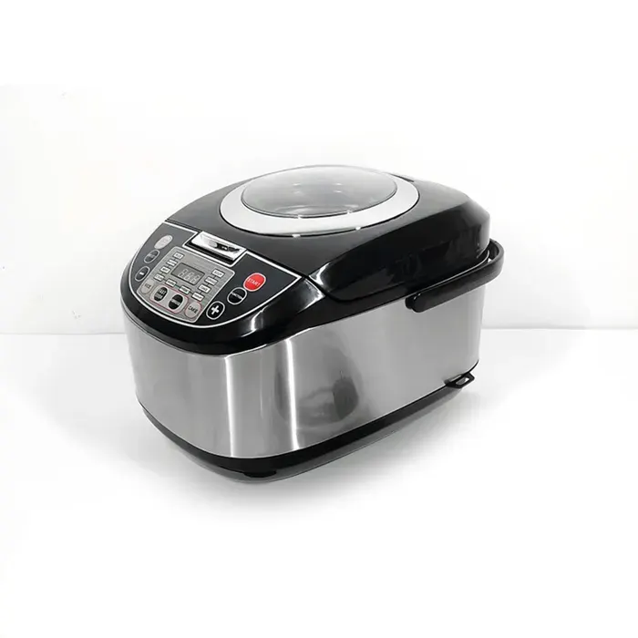 Cuiseur à riz multifonctionnel-900W-5L-Noir et Argent