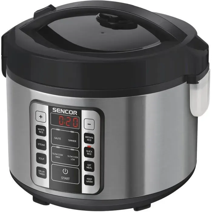 Cuiseur à riz multifonctionnel - SENCOR - SRM 3151BK - 700 W - 15 L - Acier inoxydable