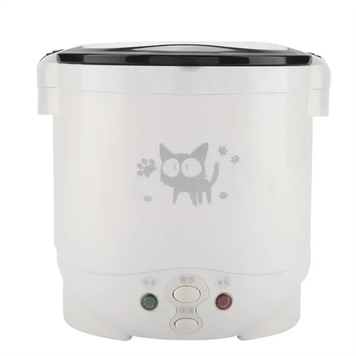 Cuiseur à riz - QIILU - Portable 12V 100W - 1L - Étanchéité - Revêtement antiadhésif