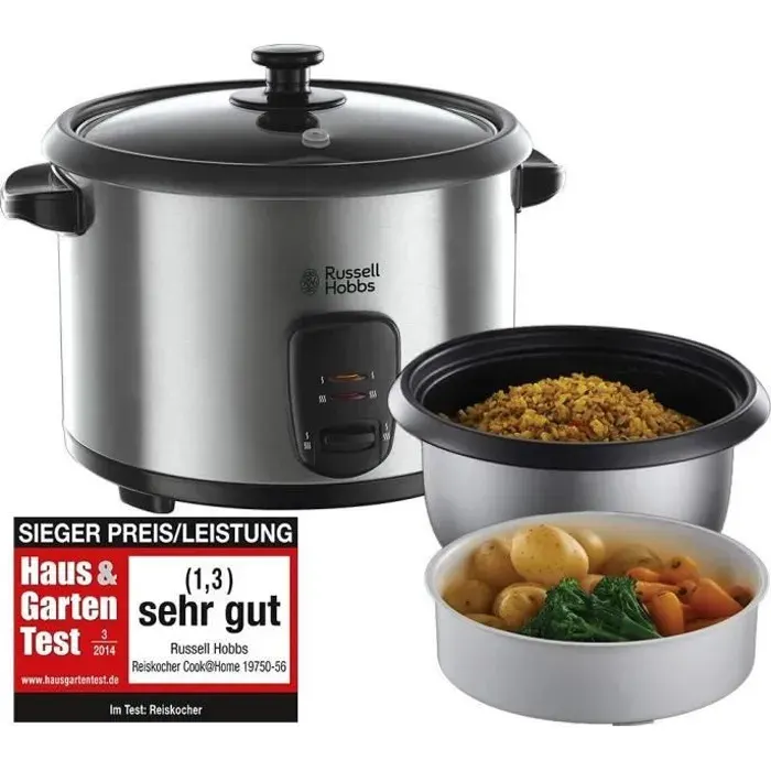 Cuiseur à riz Russell Hobbs 19750-56 - 18L Arrêt Automatique Maintien au Chaud