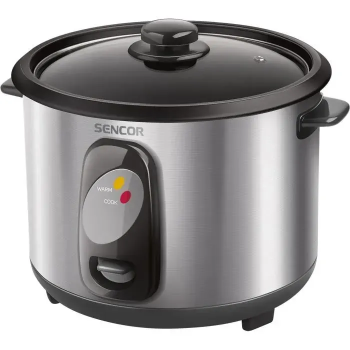 Cuiseur à riz - SENCOR - SRM 1000SS - 400 W - 1 L - Acier inoxydable