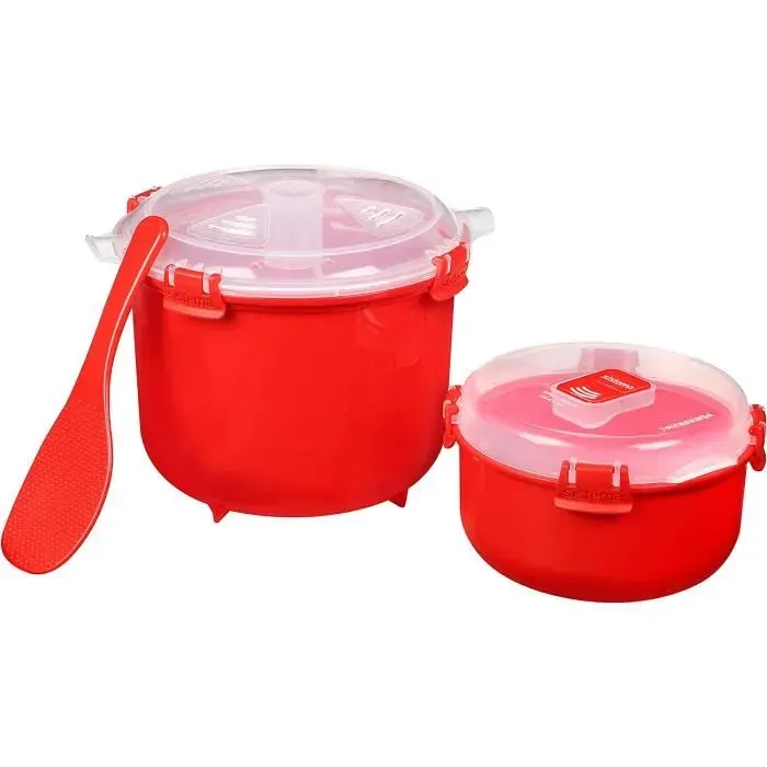 Cuiseur à riz - Sistema - 2.6 Litre - Récipient rond - Sans BPA - Cuisson au micro-ondes